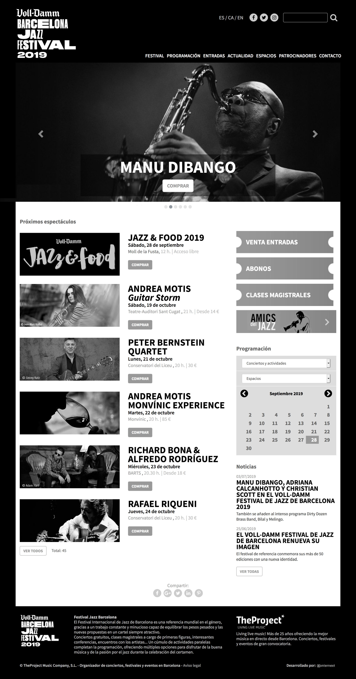 Web Barcelona Jazz Festival